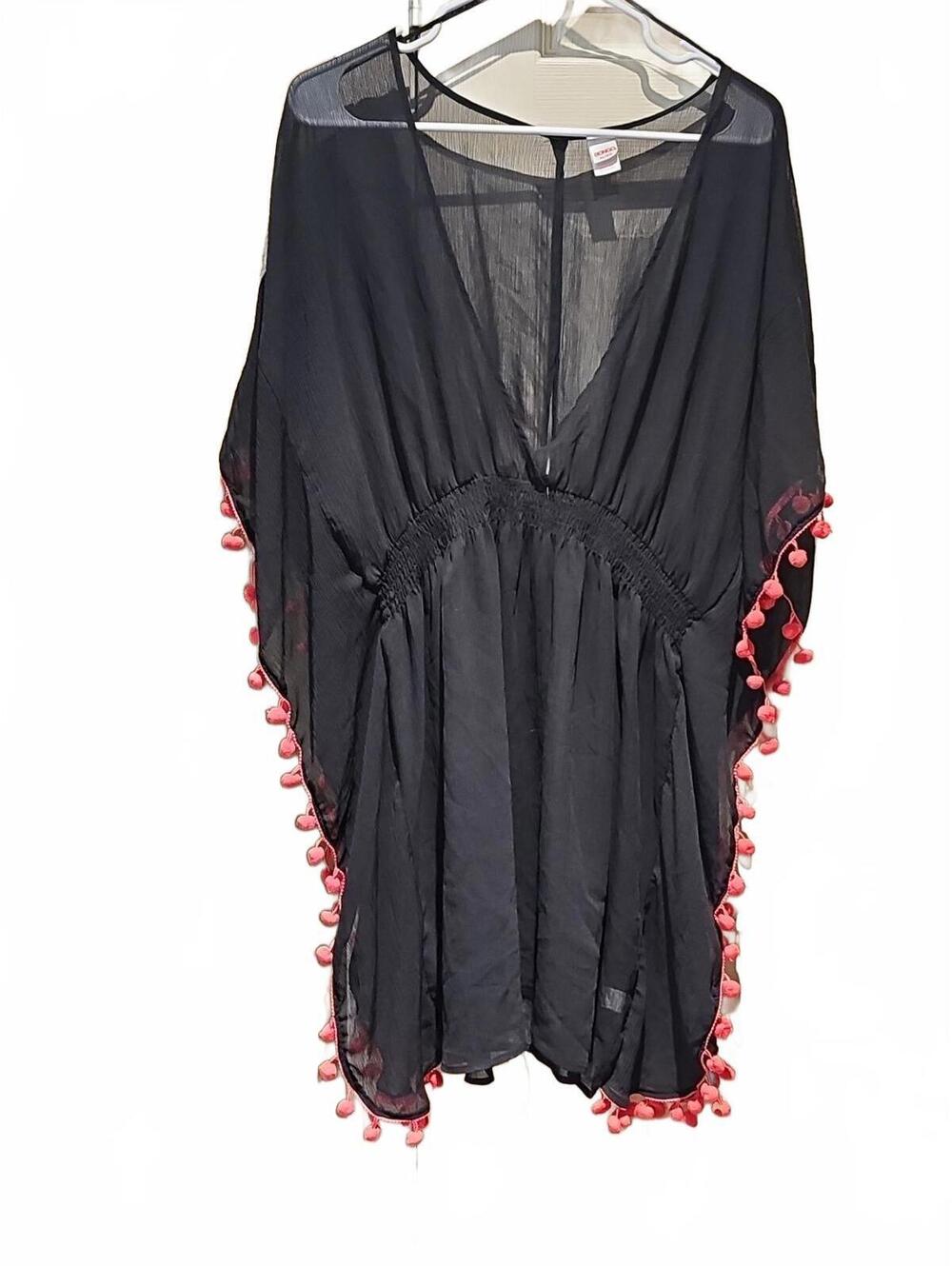 Bongo Pom Pom Beach Cover Up Size XL